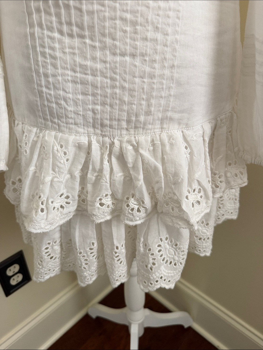 LoveShackFancy  Lace-Trim Dress - Picture 12 of 14
